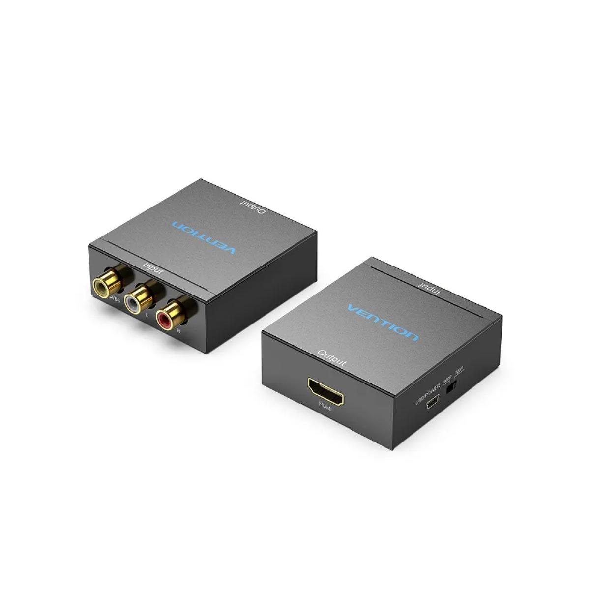 Vention RCA to HDMI Converter Black Metal Type