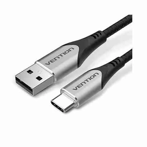 Vention USB 2.0 A Male to C Male Cable 1M Black PVC Type