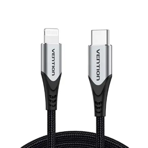 Vention USB 2.0 A Male to Lightning Male 2M Cable Aluminum Alloy Type