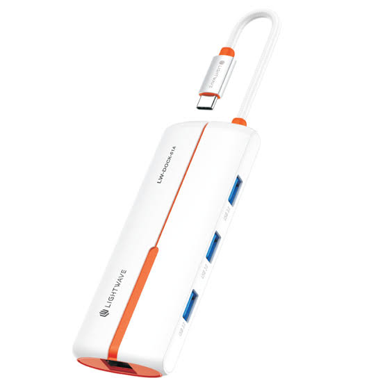 Light Wave USB-C MULTI-FUNCTIONAL 5-in-1 Docking Station- TYPE C TO HDMI 4K@30Hz