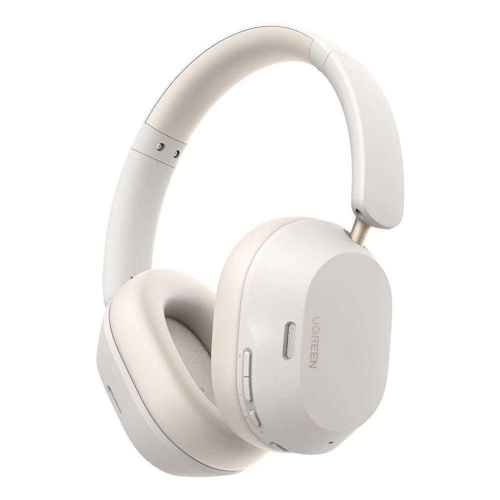 UGREEN HP203 HiTune Max5c Over-ear Bluetooth Headphone with Adaptive Noise Cancelling-White