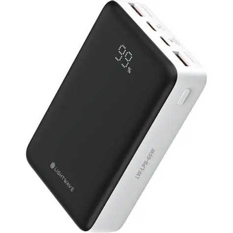 Lightwave 20000 Mah Laptop Power Bank-USB C1