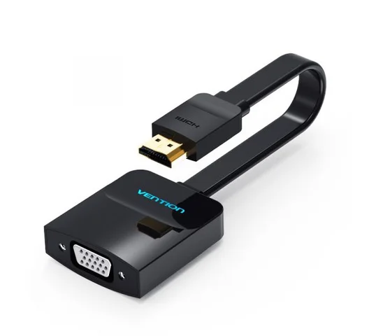 Vention Flat HDMI to VGA Converter 0.15M Black