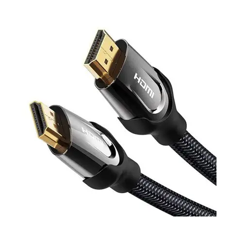 Vention Nylon Braided HDMI Cable 8M Black Metal Type