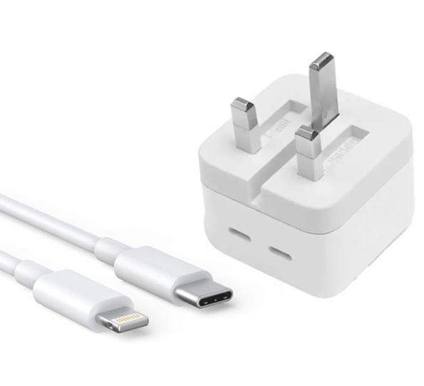White iphone Charger 50w