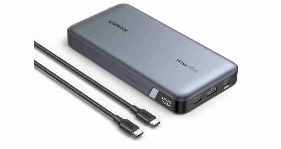 UGREEN PB205 25000mAh 145W Two-way Fast Charging Laptop Portable Power Bank-Black