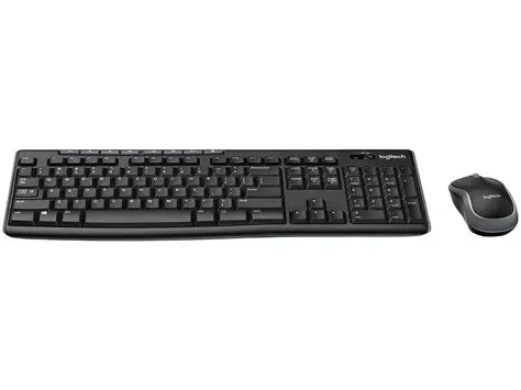 Logitech MK270 Wireless Keyboard & Mouse Combo- Black