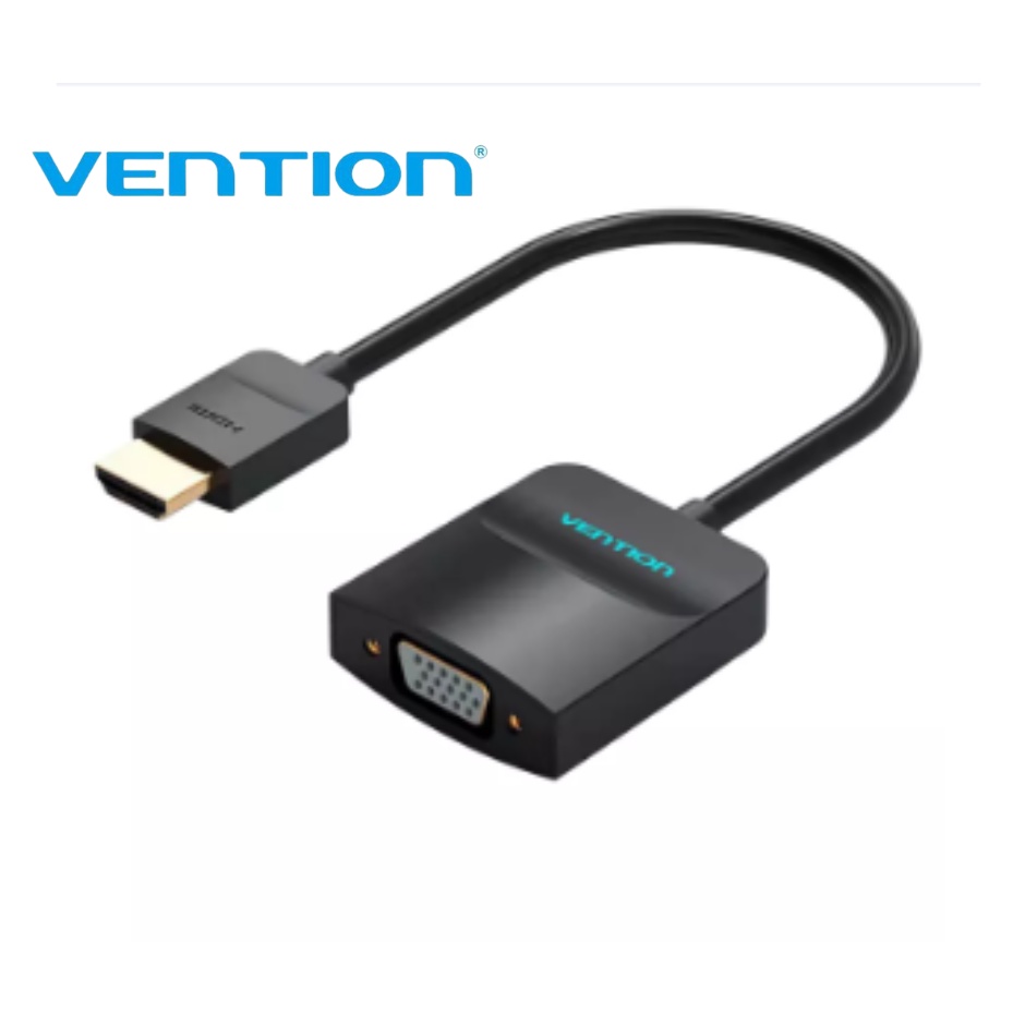 Vention Flat HDMI to VGA Converter 0.15M Black