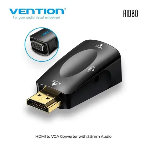 Vention HDMI to VGA Converter with 3.5MM Audio Adapter