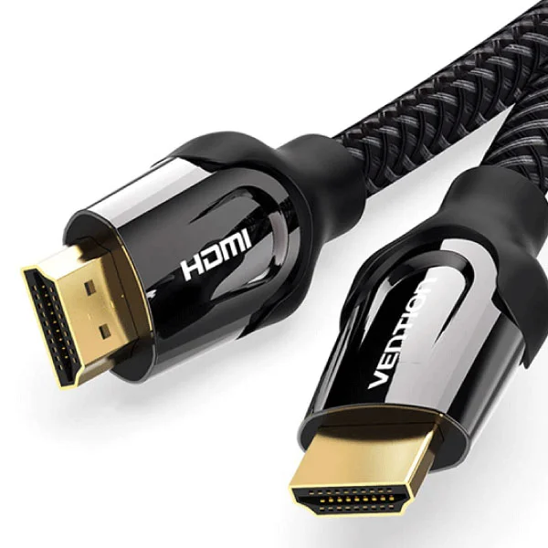Vention Nylon Braided HDMI Cable 5M Black Metal Type