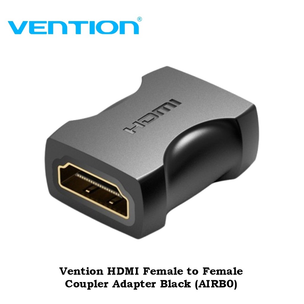 Vention HDMI Female to Female Coupler Adapter Black