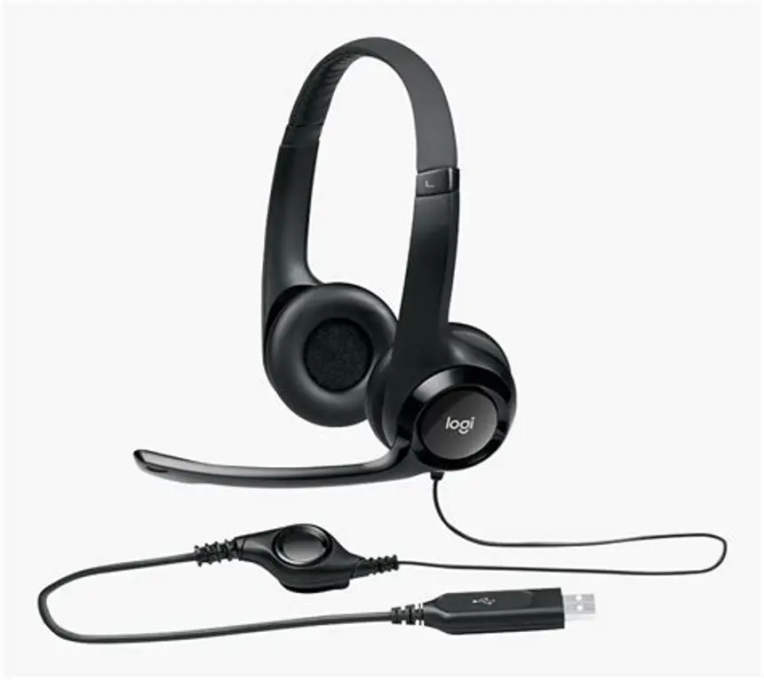 Logitech H340 wiredUSB Headset with Noise-Cancelling Mic