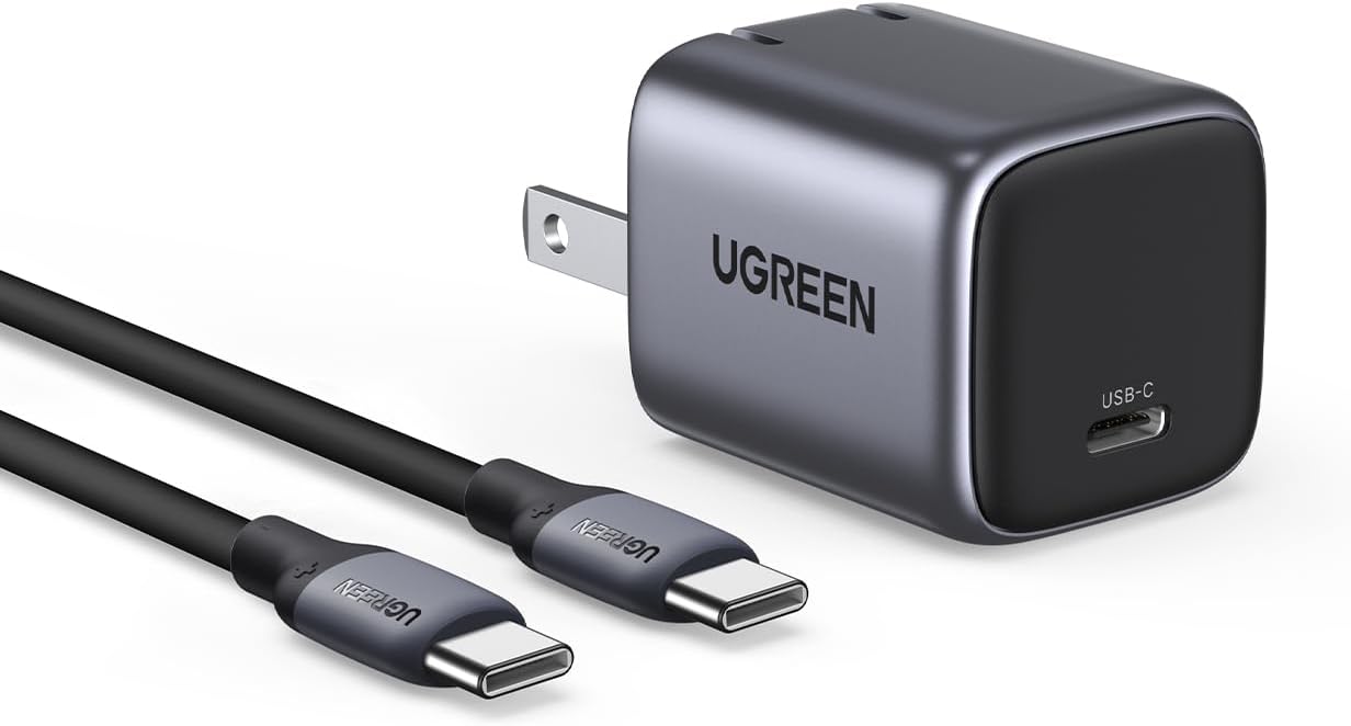 UGREEN X516 30W with 1*USB C & 1* USB A GaN Fast Charger UK