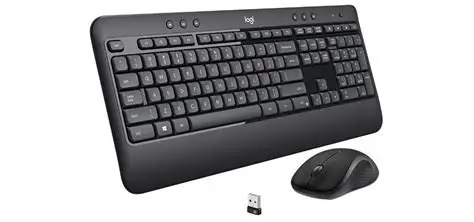 Logitech MK540 Advanced Wireless Keyboard and Mouse Combo-Black