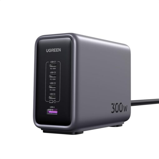 UGREEN CD333 300W with 4*USB C & 1* USB A GaN Fast Charger UK