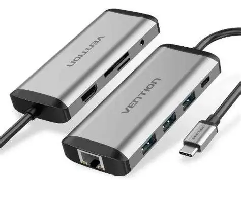 Vention USB-C MULTI-FUNCTIONAL 9 in 1 DOCKING STATION