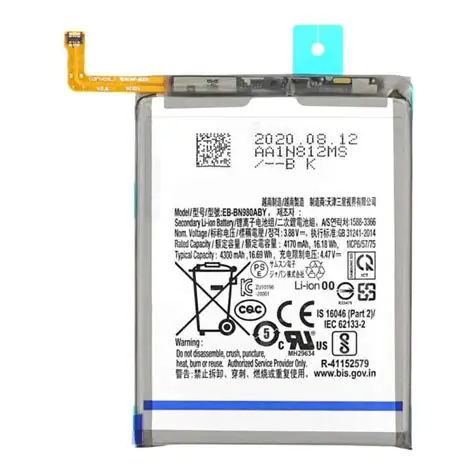 Samsung galaxy Note 20 battery