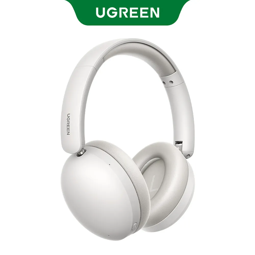 UGREEN HP205 Studio Max2 Bluetooth Headphone 80 hrs Battery Life-Light Gray